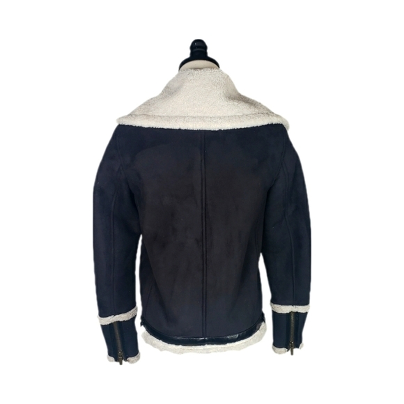 Michael Michael Kors Moto Jacket/Coat. Black Size XS - Picture 2 of 13